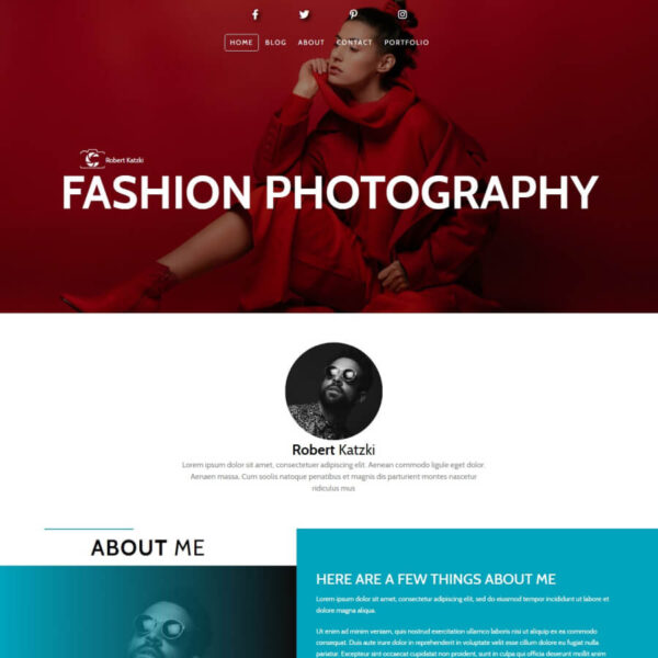 Robert WordPress Photography Theme