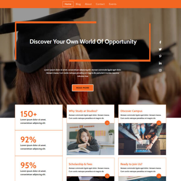 Studios WordPress Education Theme