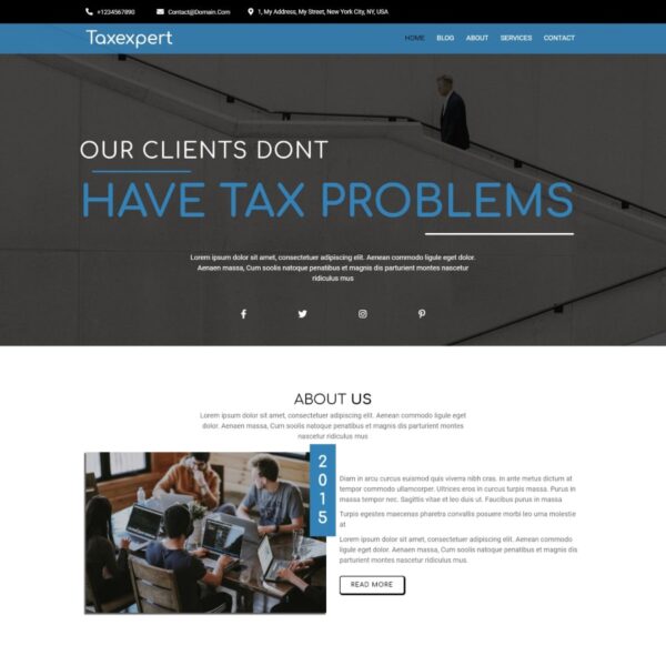 Taxexpert WordPress Consulting Theme