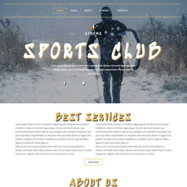 Xtreme WordPress Sports Theme